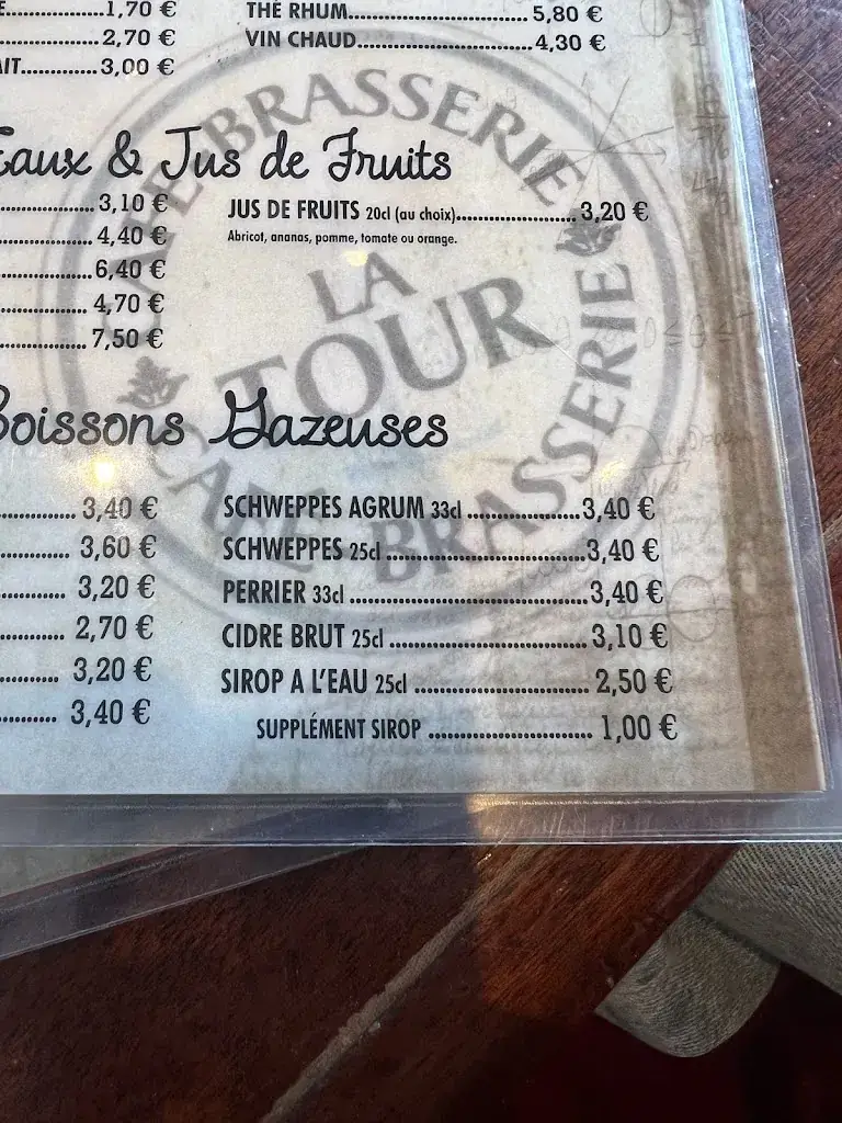 Menu_Café de la tour_Calais_image_2