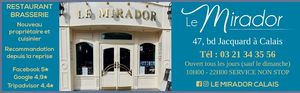 Café Le Mirador restaurant in Calais