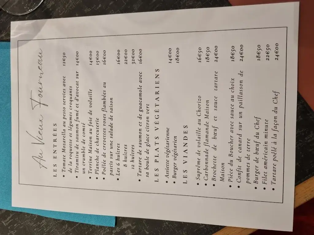 Menu_Au Vieux Fourneau_Calais_image_3