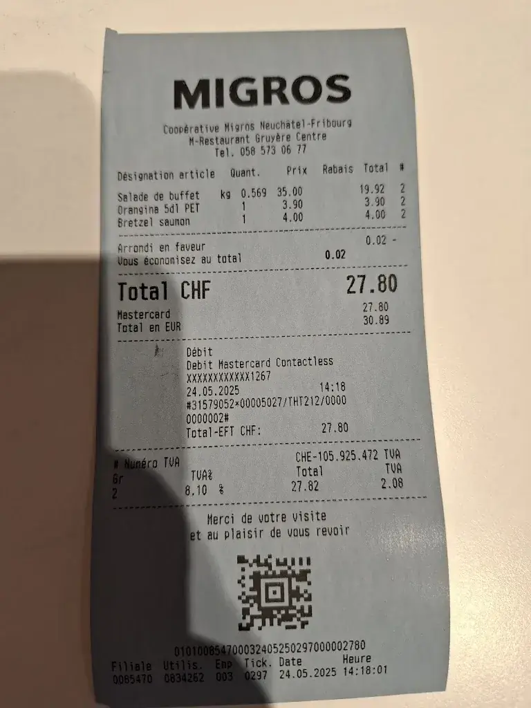 Valérie Broyon_Restaurant Migros - Gruyère-Centre_Bulle_review