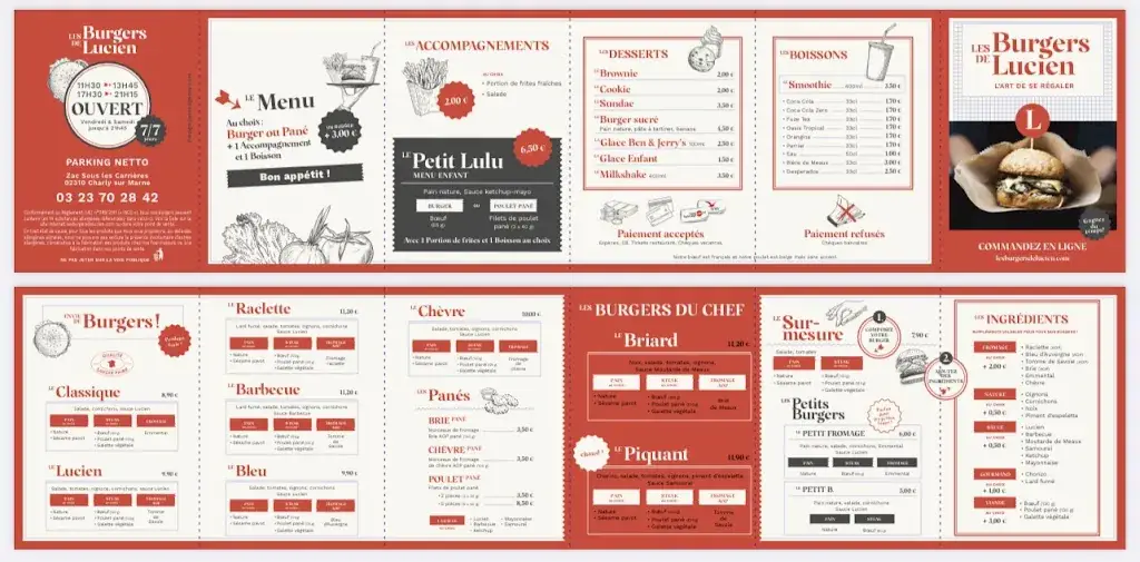 Menu_Les Burgers de Lucien Charly sur Marne_Charly-sur-Marne_image_1