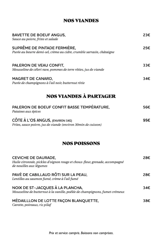 Menu_Restaurant La Base Nord_Touquet-Paris-Plage_imagen_1