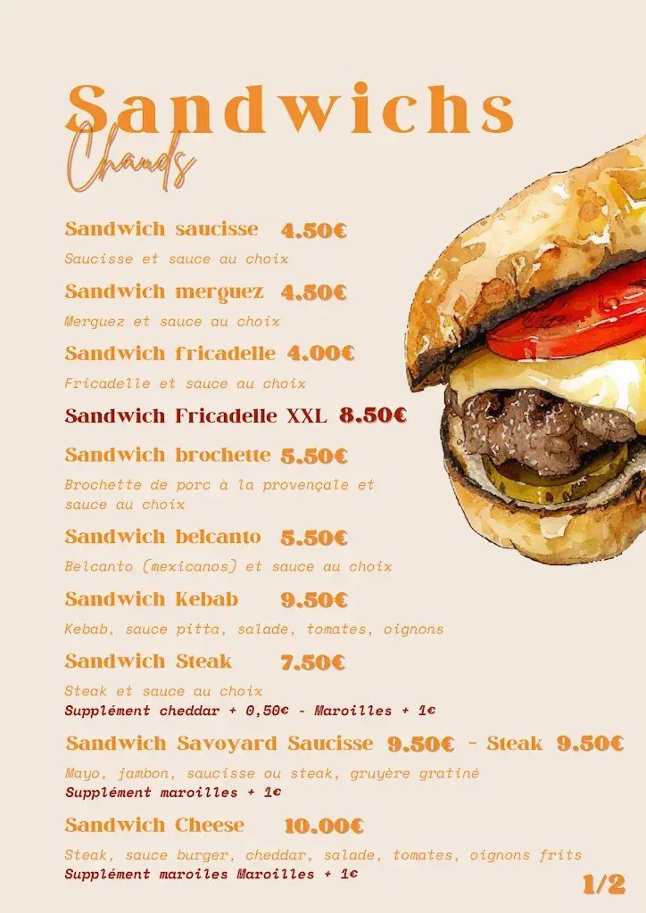 Menu_Friterie Sandy Coast_Camiers_image_4