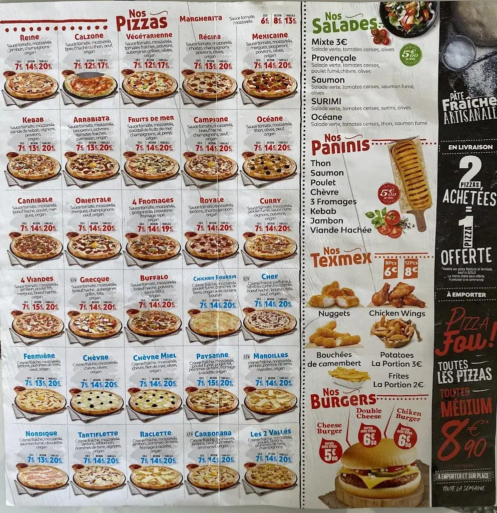 Menu_Pizza les 2 Vallées Chiry Ourscamp_Chiry-Ourscamp_image_1