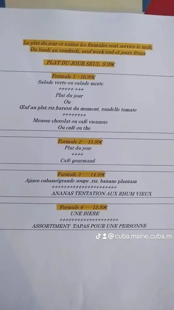 Menu_Cuba maine_Château-Thierry_image_1