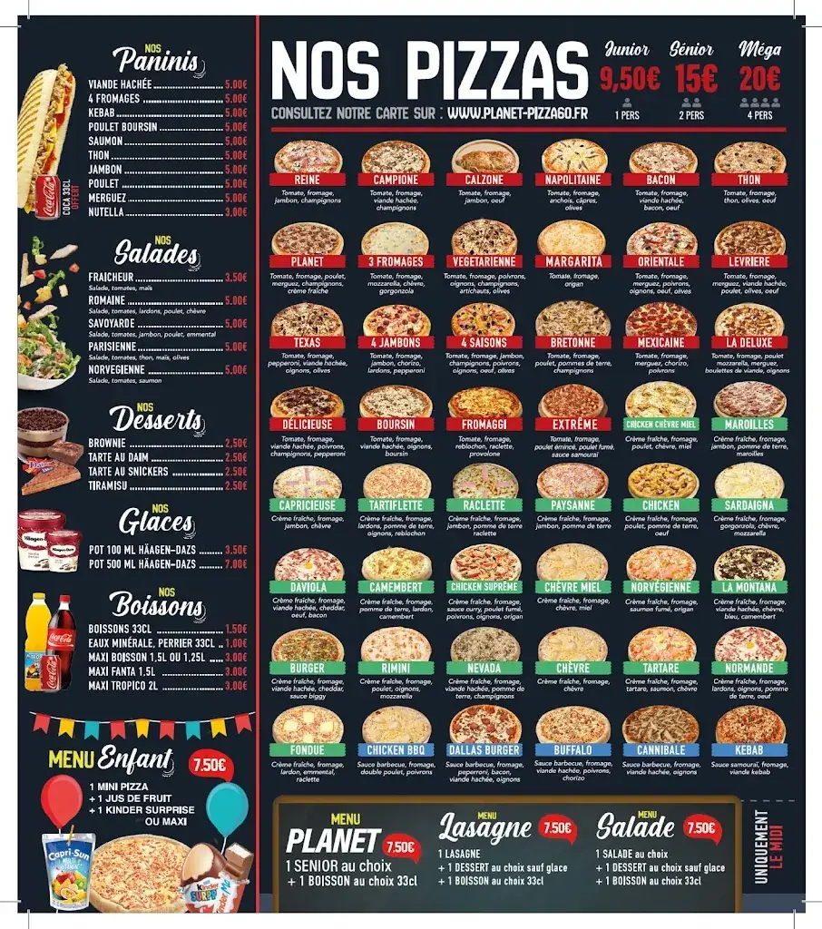 Menu_Planet pizza choisy au bac_Choisy-au-Bac_image_1