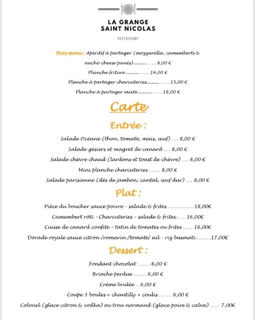 Menu_La Grange Saint Nicolas_Chaumont-en-Vexin_image_1