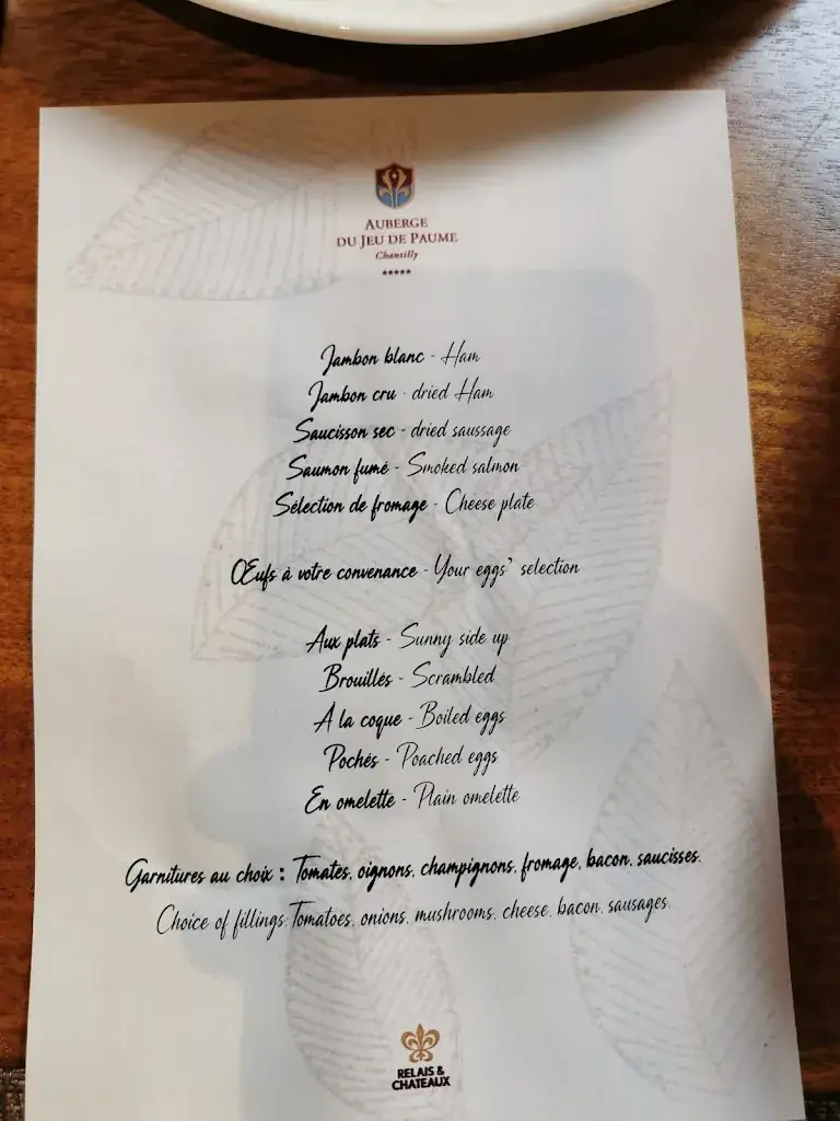 Menu_Le Jardin d'Hiver_Chantilly_image_4