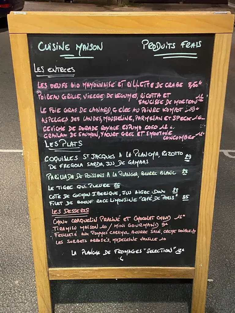 Menu_Ô Bistrot Chic_Chantilly_image_1