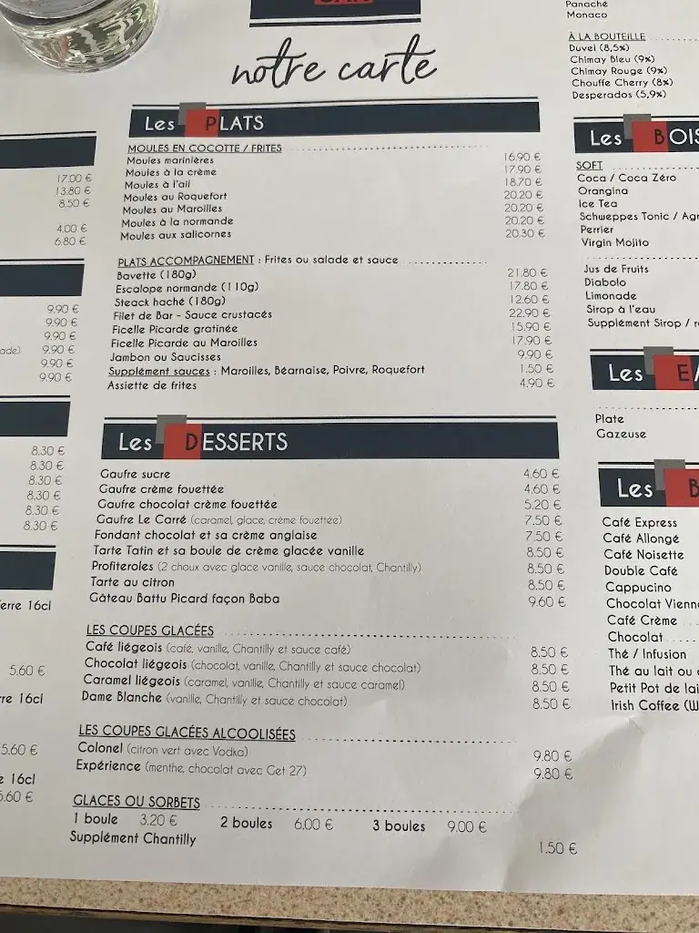 Menü_le carré cayeux sur mer , france 80410_Cayeux-sur-Mer_Bild_1