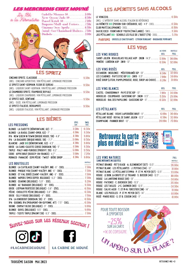Menu_La cabine de Mouné_Cayeux-sur-Mer_image_1