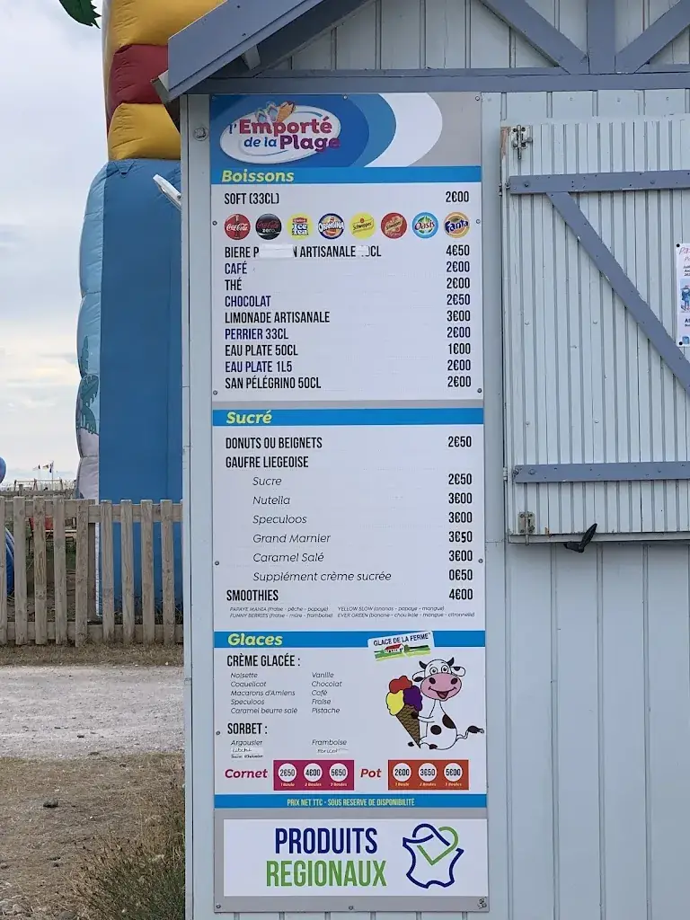 Menu_Créperie de la Plage_Cayeux-sur-Mer_image_1