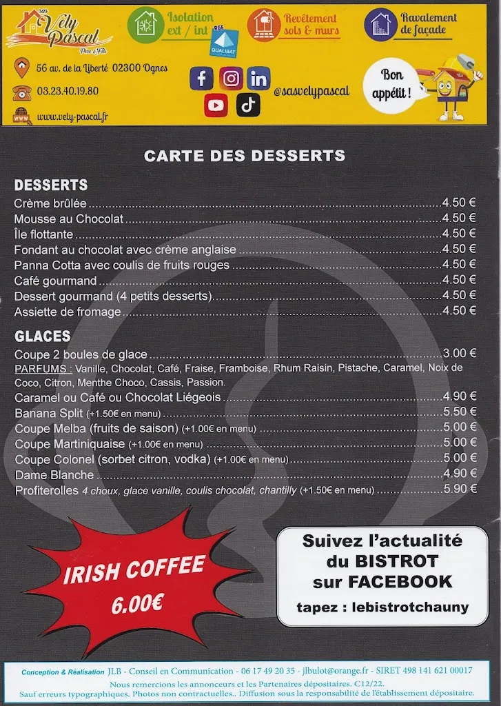 Menu_LE BISTROT_Chauny_image_2