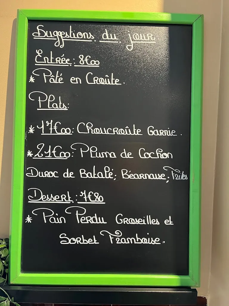 Menu_La Mère Simone_Capinghem_image_1