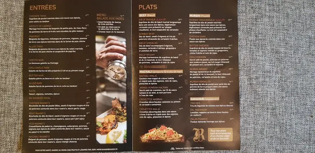 Menü_Aux Indes Royal_Capinghem_Bild_3