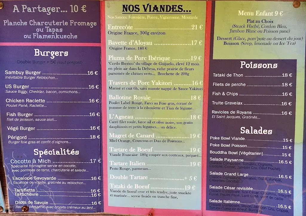 Menü_Sweet Rock Café_Albertville_Bild_3