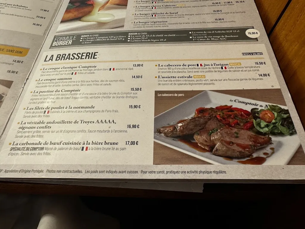 Menu_Restaurant Crocodile_Ennetières-en-Weppes_image_2