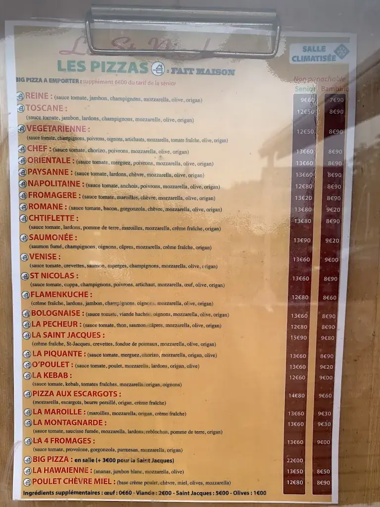 Menü_Le Saint Nicolas_Coucy-le-Château-Auffrique_Bild_2