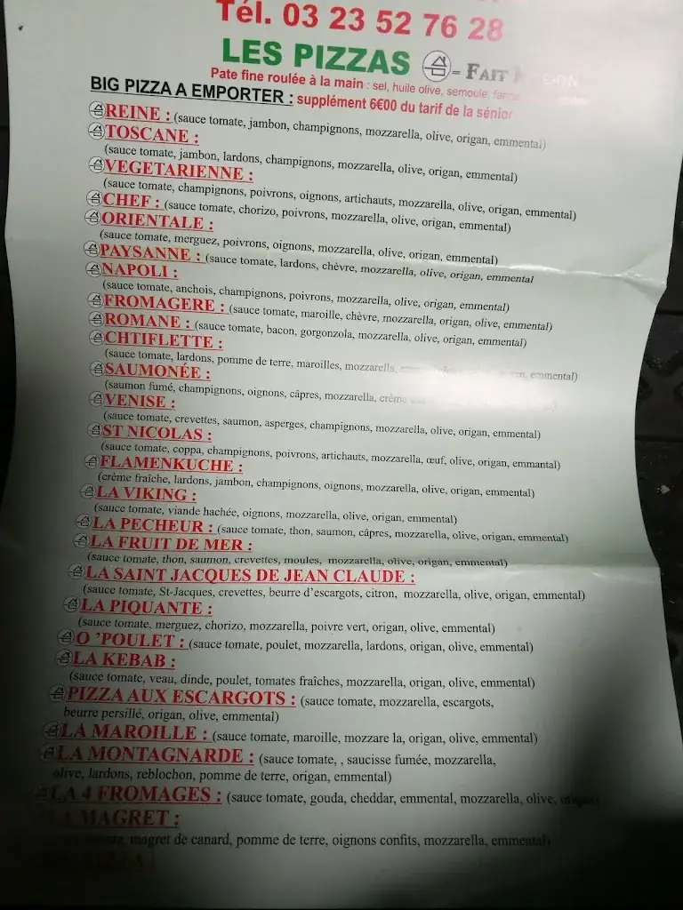 Menü_Le Saint Nicolas_Coucy-le-Château-Auffrique_Bild_4