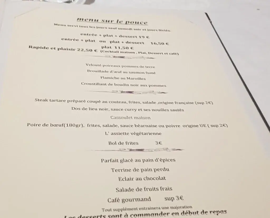 Menu_Nicolas... La Suite au Cottage_Lambres-lez-Douai_image_1