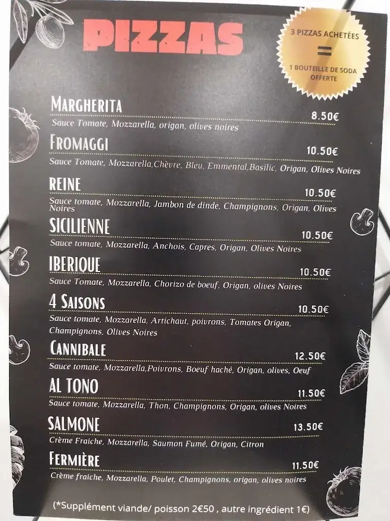 Menu_La Pizzeta_Courcelles-lès-Lens_image_1