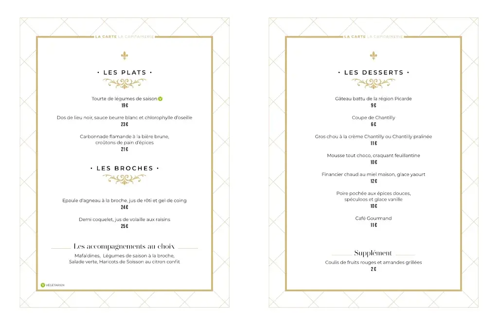 Menu_La Capitainerie_Chantilly_image_1