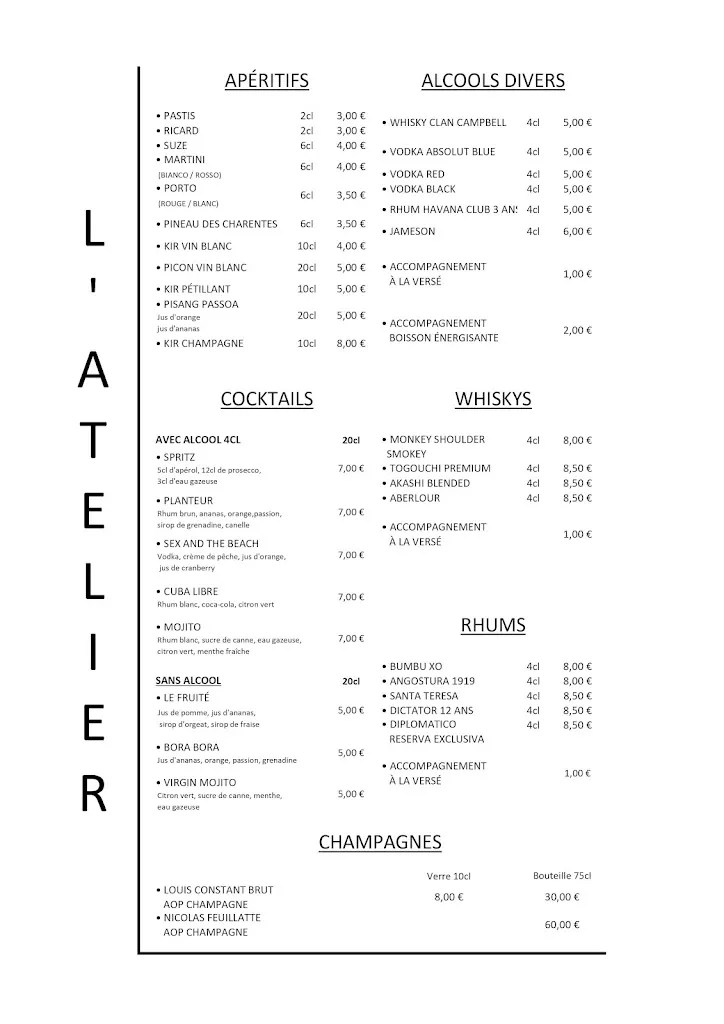 Menu_L’Atelier Restaurant-brasserie_Crespin_image_2