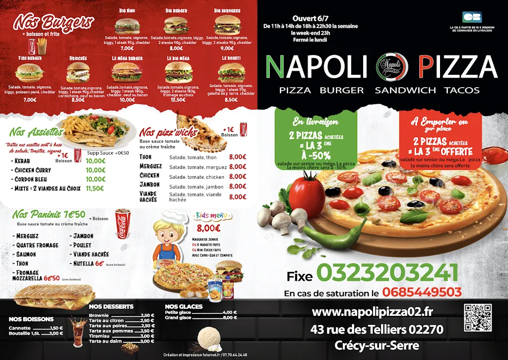 Menu_Napoli Pizza_Crécy-sur-Serre_image_1