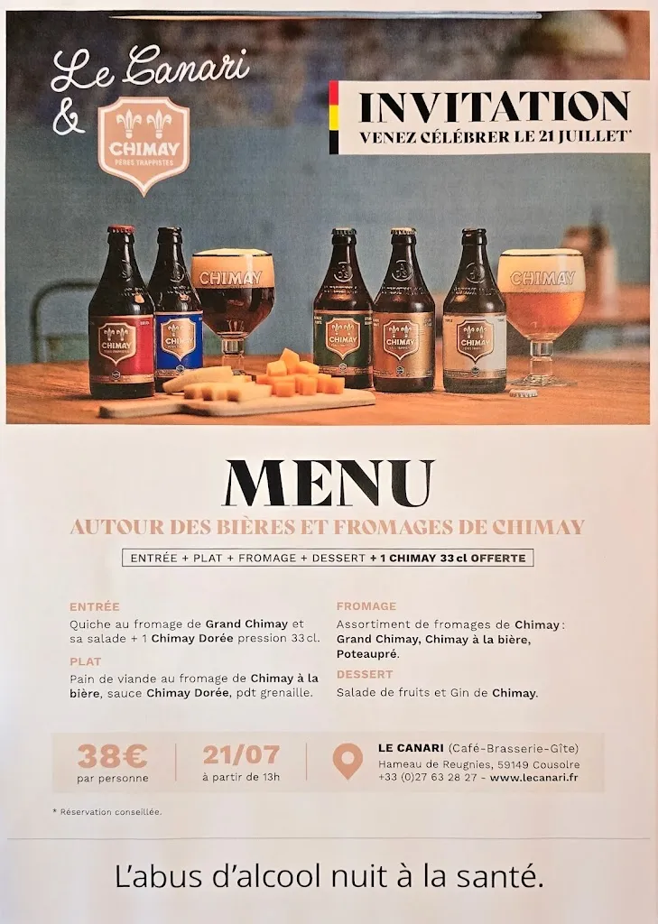 Menu_Le Canari_Cousolre_image_1