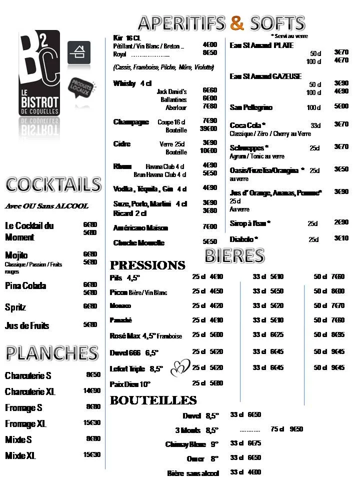 Menü_Le Bistrot De Coquelles - B2C_Coquelles_Bild_3