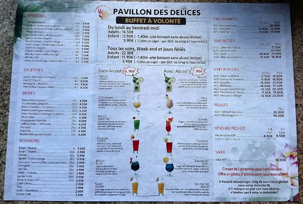 Menu_Au Pavillon des Delices_Coquelles_image_1