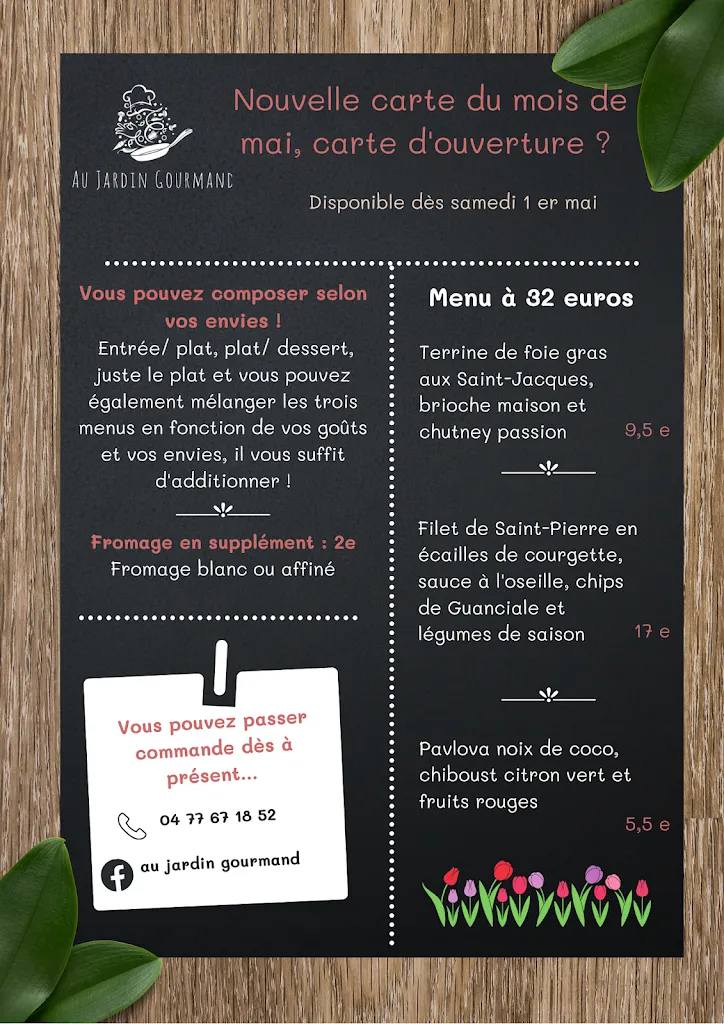 Restaurant Le Relais Fleuri_Roanne_menu_image_1