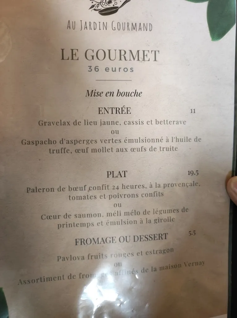 Menü_Restaurant Le Relais Fleuri_Roanne_Bild_3