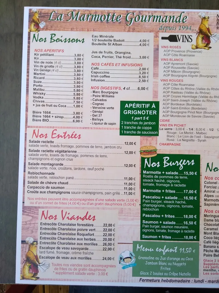 Menu_La Marmotte Gourmande_Roanne_image_4