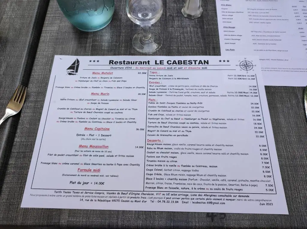 Menu_Restaurant Le Cabestan_Couzon-au-Mont-d'Or_image_3