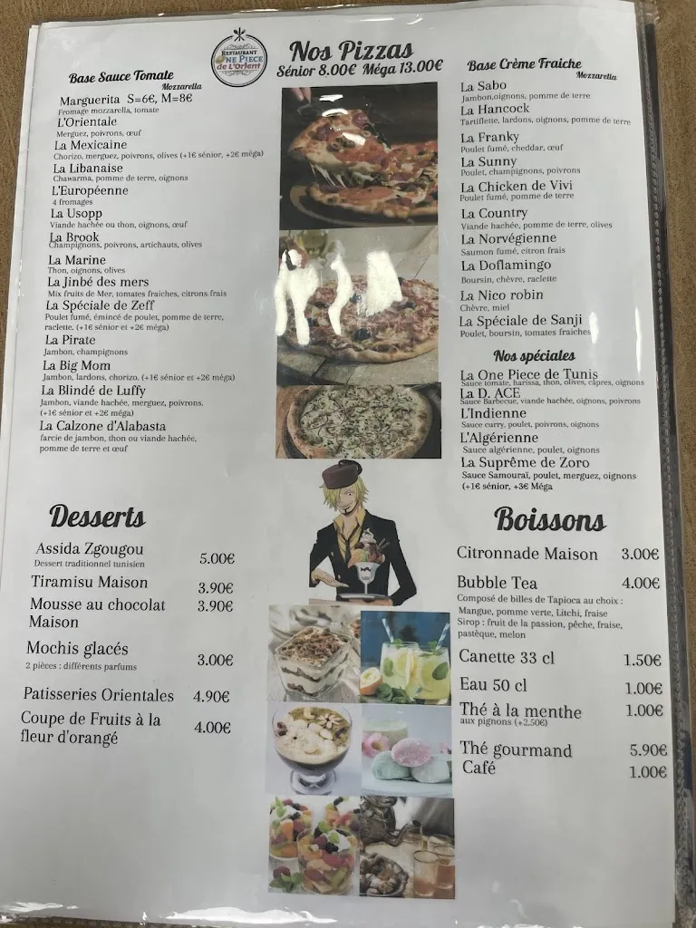 Menu_One piece de l'Orient_Creil_image_1