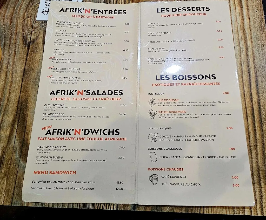 Menu_Afrik'N'Fusion Creil_Creil_image_4