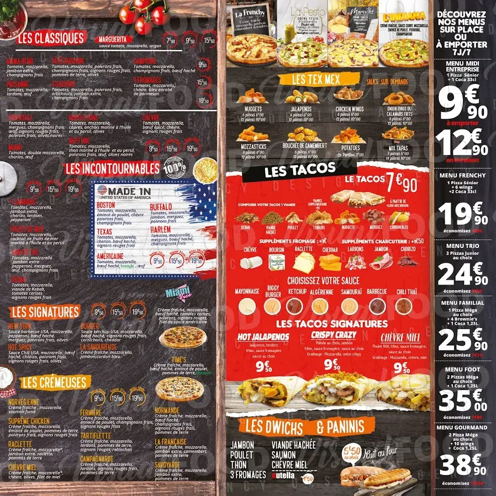 Menu_Frenchy pizza Cuise-La-Motte (Pizza Time's)_Cuise-la-Motte_imagen_1