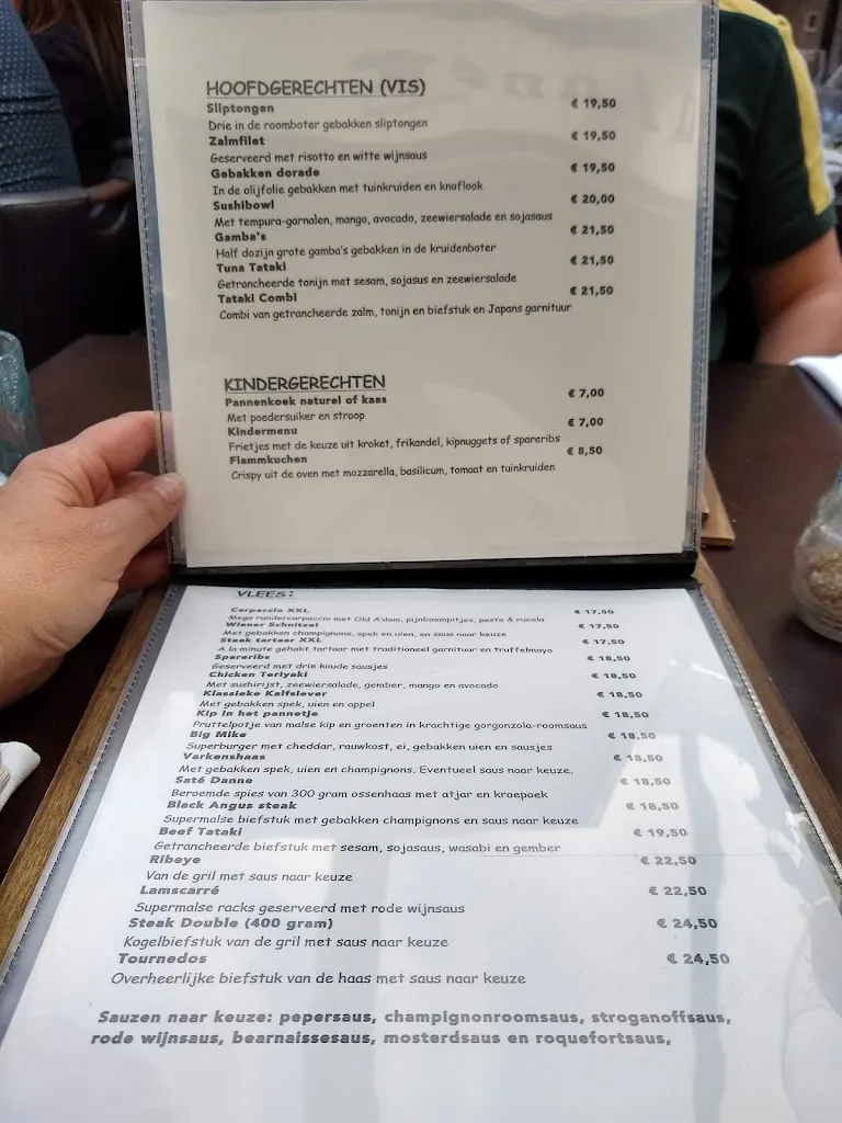 Menu_Taveerne De Danne_Netherlands_image_4