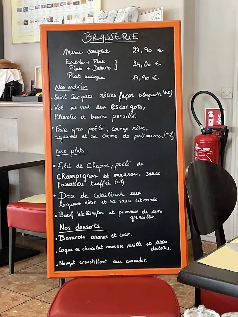 Menu_Bar Brasserie La Civette_Soissons_image_1