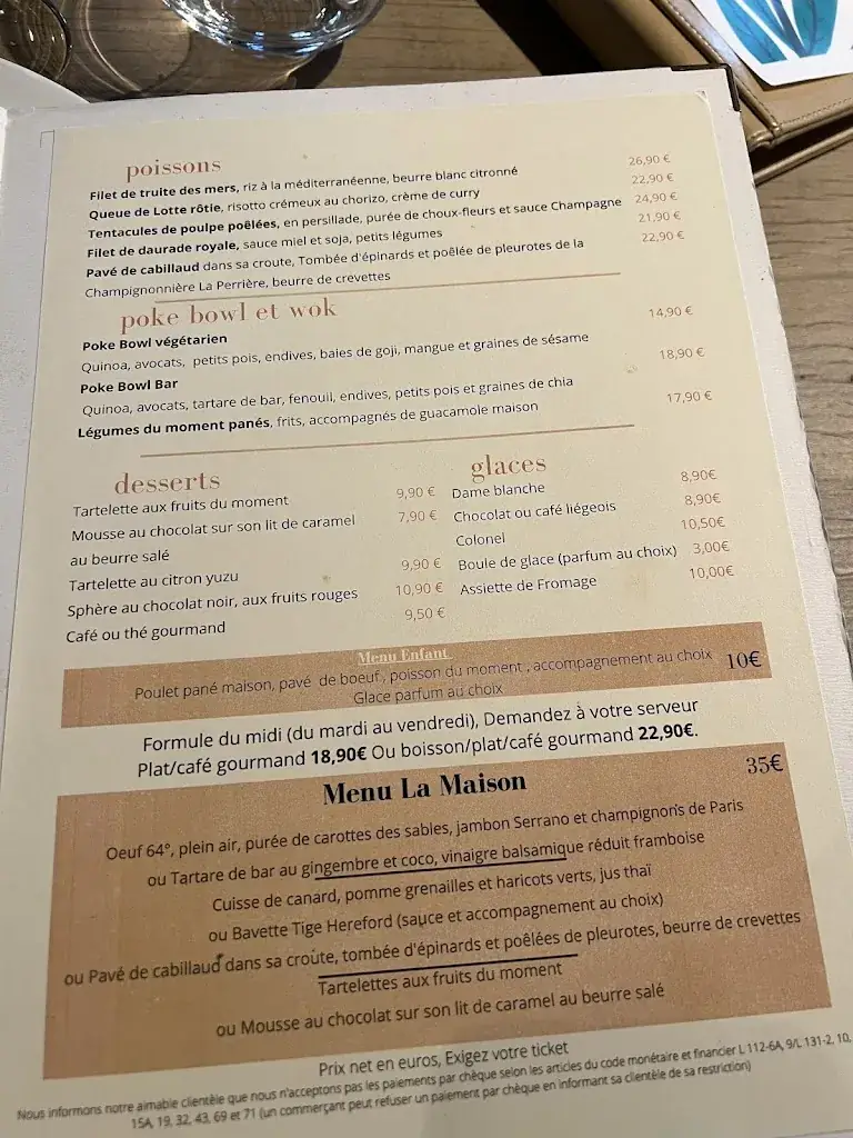 Menu_Restaurant La Maison S&L - Saint Quentin_Saint-Quentin_image_3