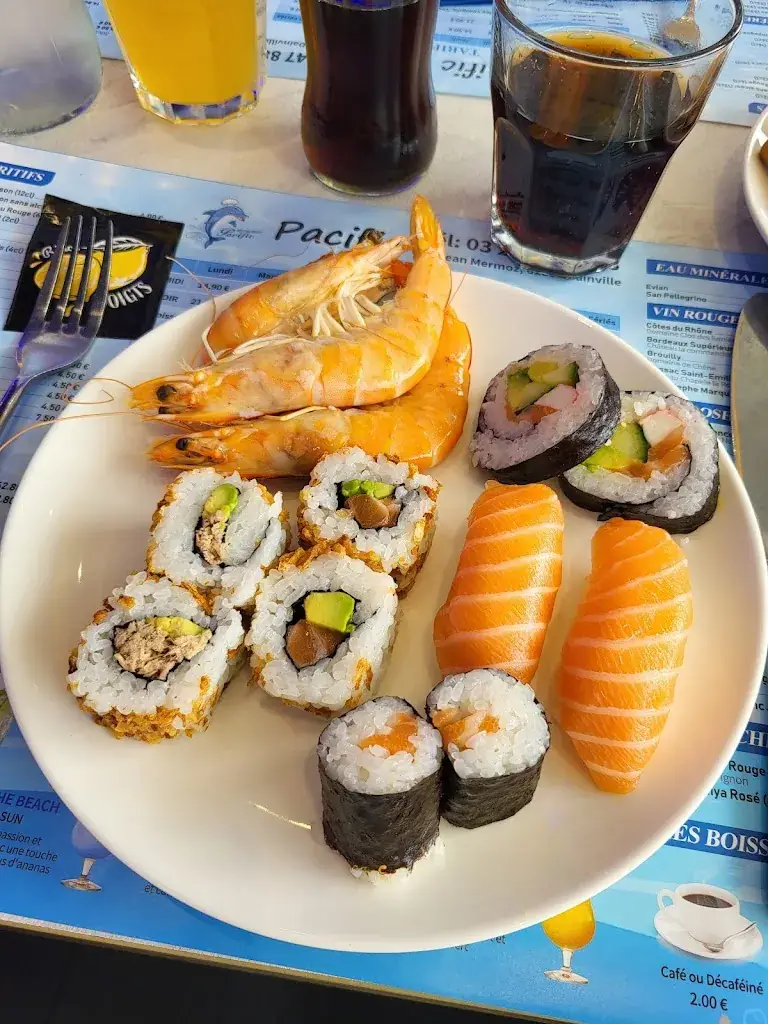 Menu_Restaurant Pacific Dainville_Dainville_image_5