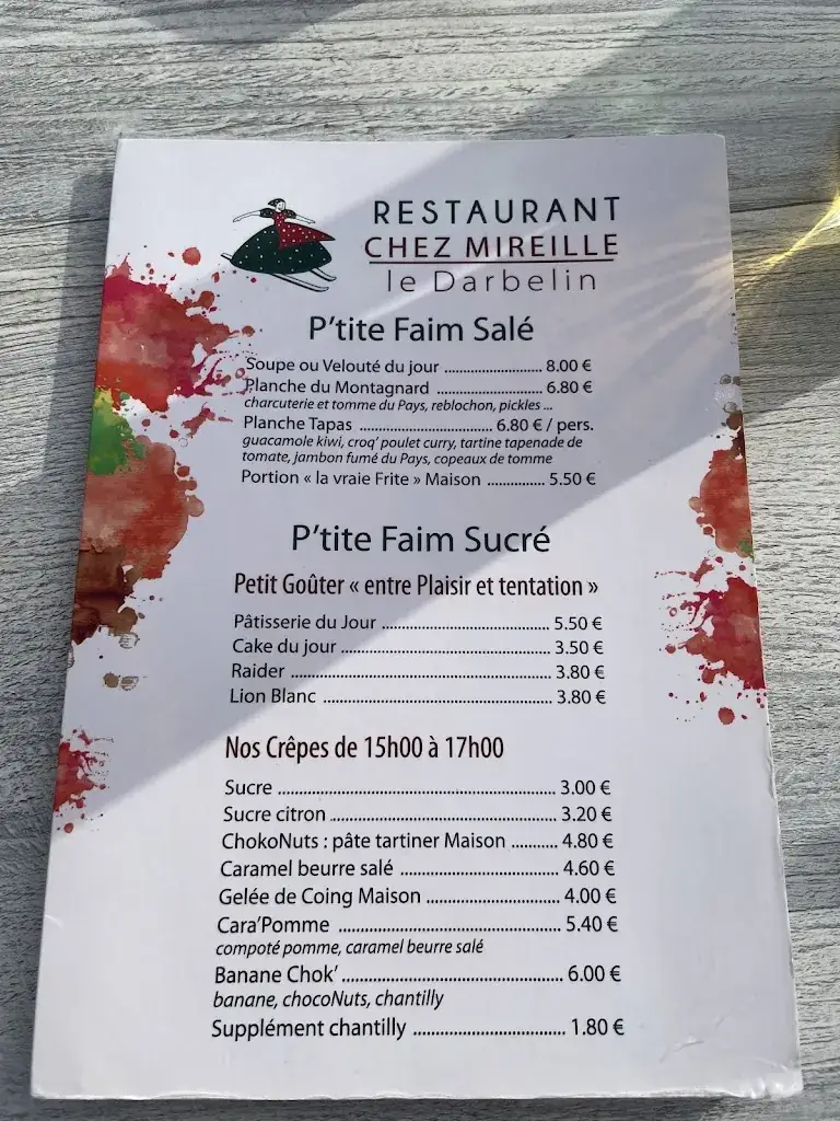 Menu_Chez Mireille, Le Darbelin_Cordon_image_3