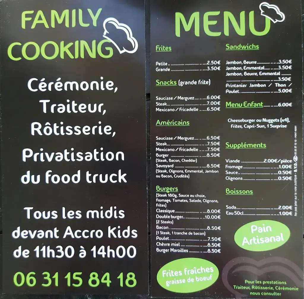 Menu_FAMILY COOKING_Domart-en-Ponthieu_imagen_1