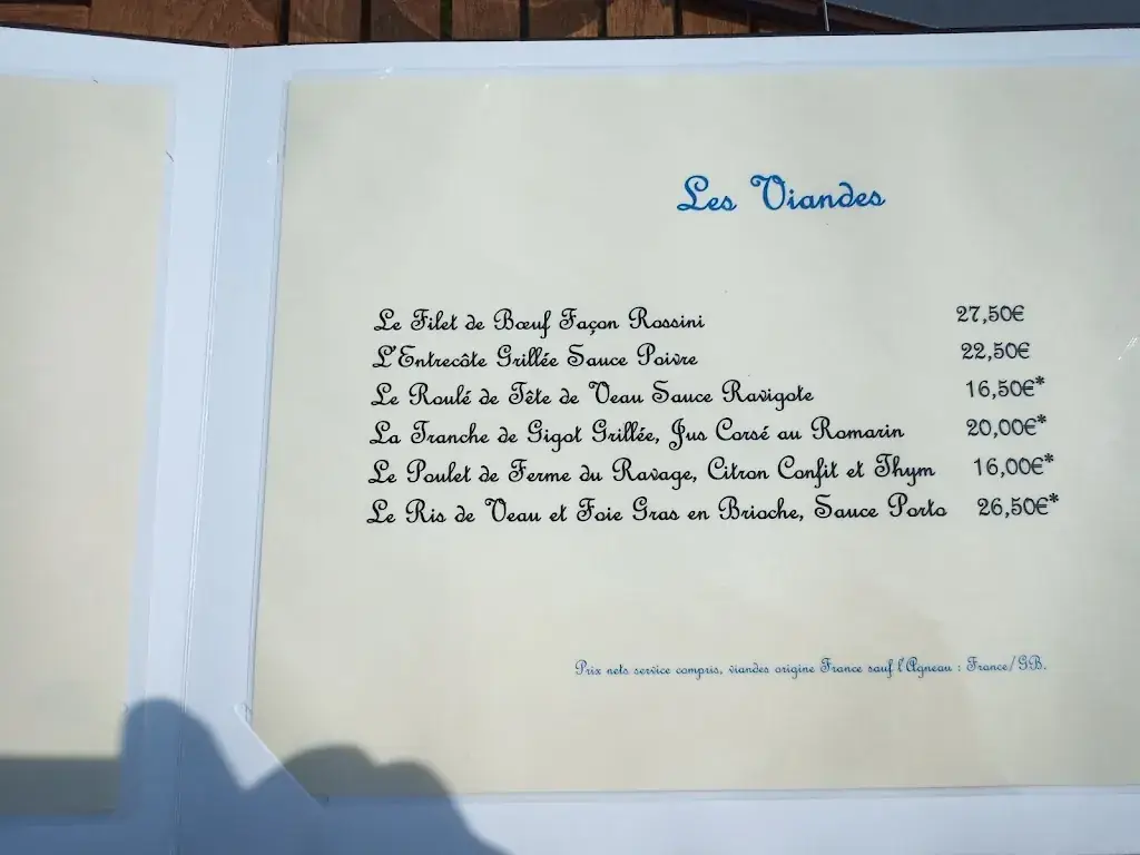 Menu_La Petite Auberge_Cucq_image_1