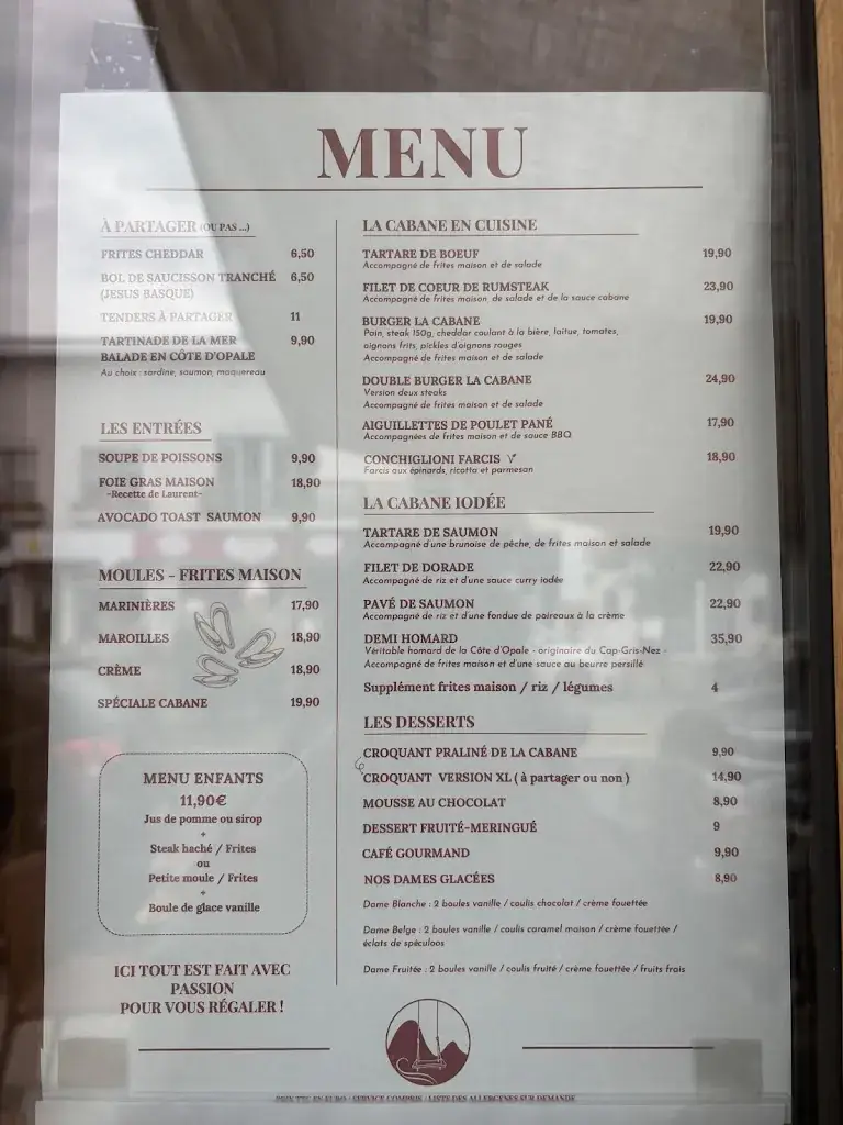 Menu_La cabane d’Edmond_Cucq_image_4