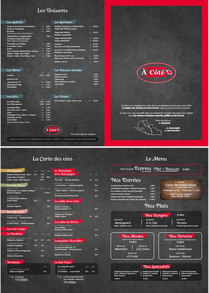 Menu_A Côté_Cucq_image_1
