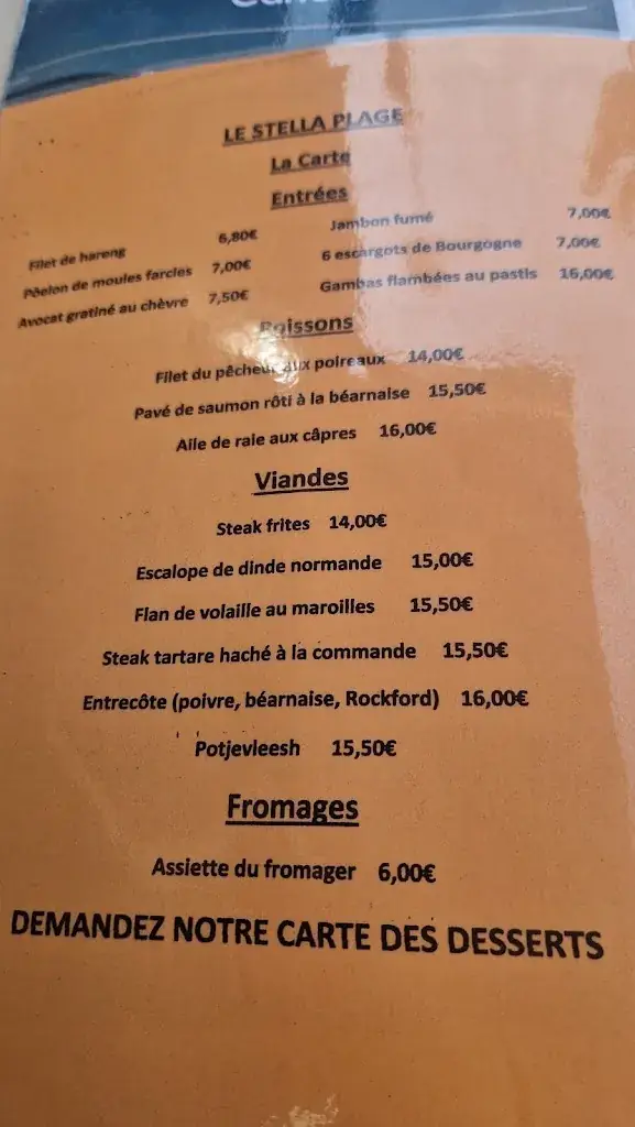 Menu_Brasserie Le Stella Plage_Cucq_image_1