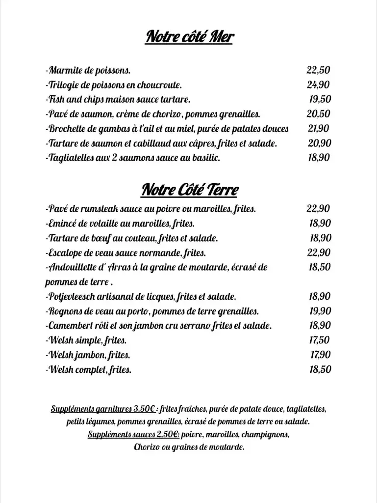 Menu_Restaurant L'Ambiance_Merlimont_image_1
