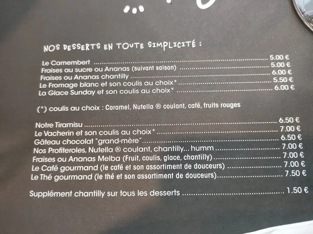 Menu_Bistro Régent Arras_Duisans_image_3